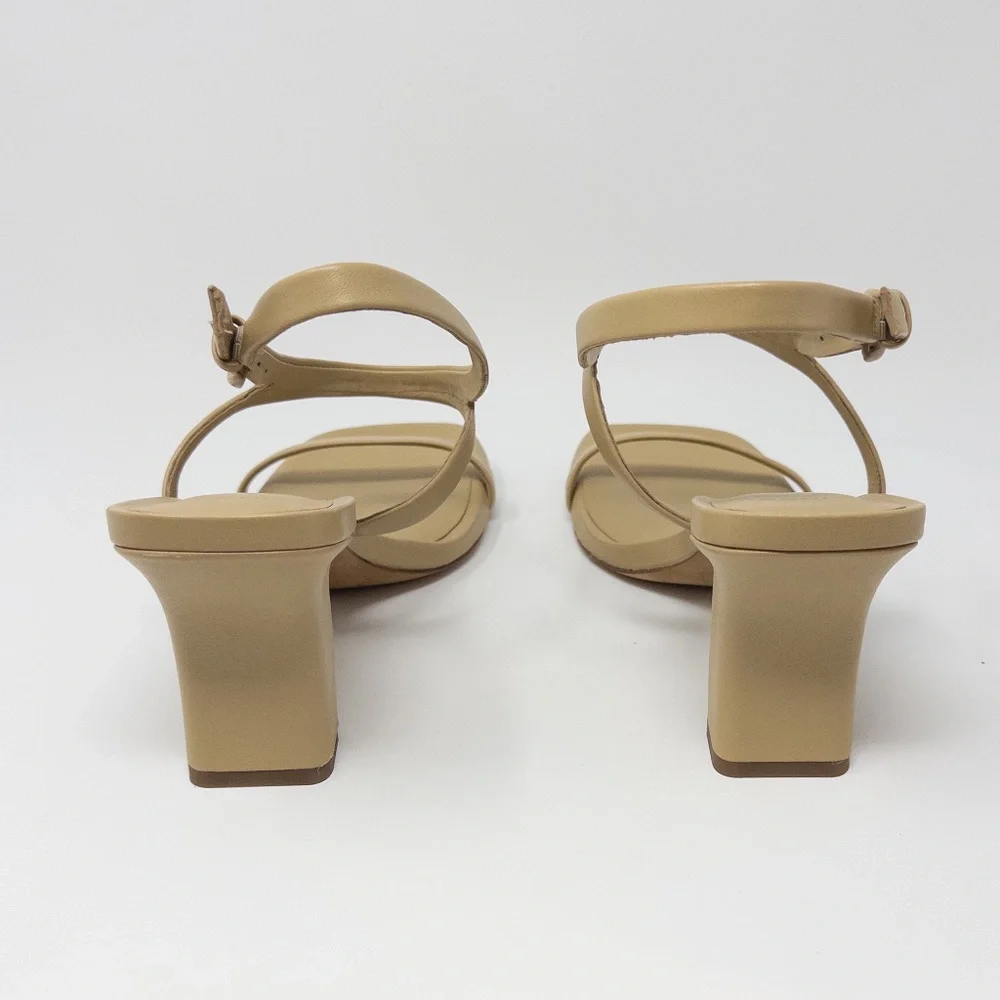 Vince Luella Ankle Strap Sandal Nude Heels Women’s 11 Strappy Sandals - Picture 6 of 7